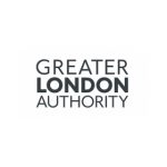 A logo for Greater London Authority with words only