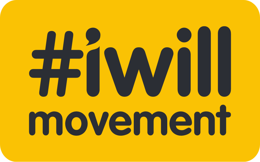 The #iwill logo with black text and a rectangle orange background
