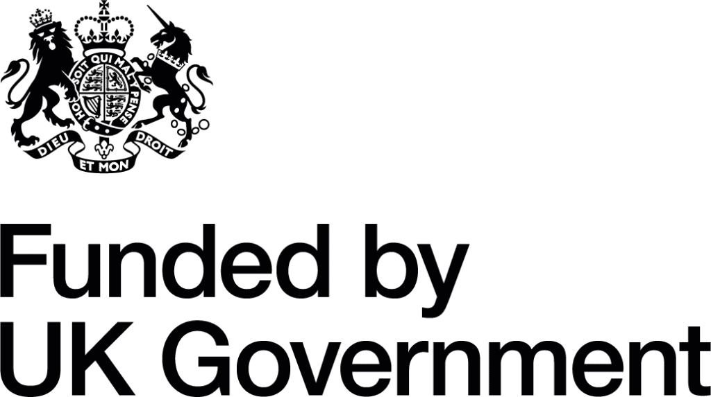 Funded by the UK Government logo