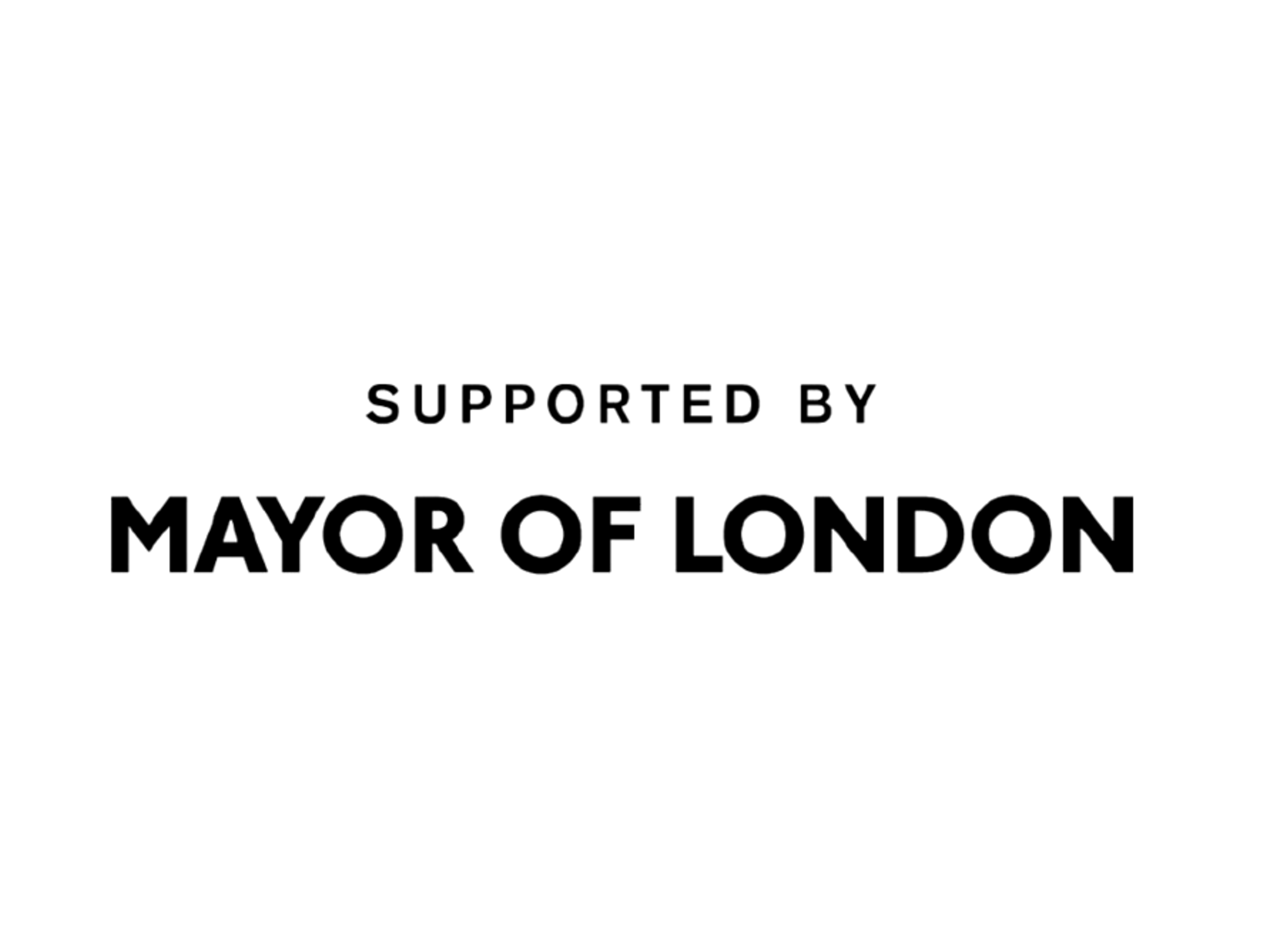 Supported by the Mayor of London logo